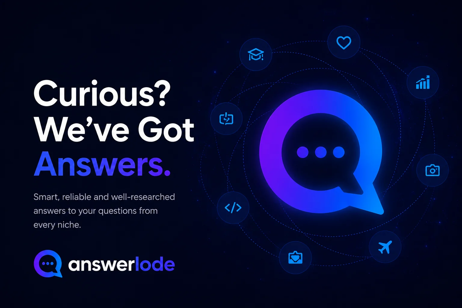Curious? We have got answers. Smart, reliable, well-researched answers from every niche