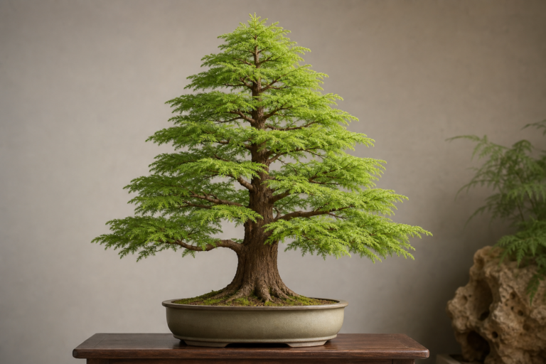 Building a Full Apex on Formal Upright Dawn Redwood Bonsai