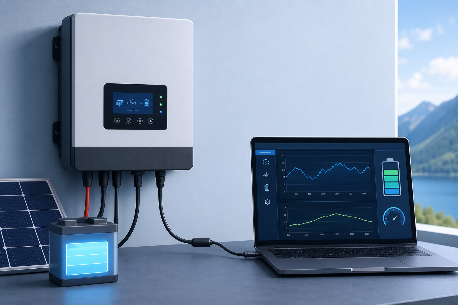 Monitoring POWMR Inverters Without WiFi: PC Software and Serial Options
